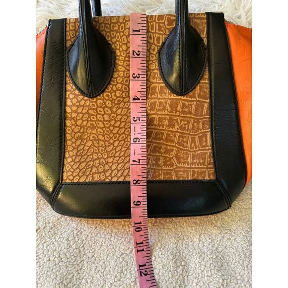 Pour La Victoire 100% leather “Maison Croco” med tote. - Picture 12 of 15